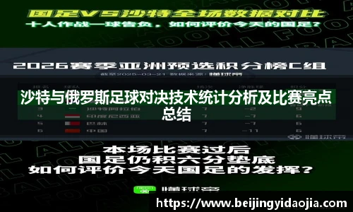 沙特与俄罗斯足球对决技术统计分析及比赛亮点总结